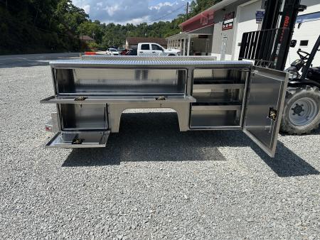 New Martin Truck Bodies Aluminum SSB Service Body SRW 60" CA Cab and Chassis SINGLE REAR WHEEL
