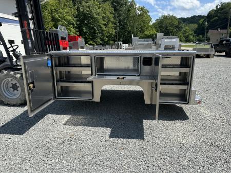 New Martin Truck Bodies Aluminum SSB Service Body SRW 60" CA Cab and Chassis SINGLE REAR WHEEL