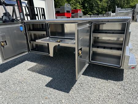 New Martin Truck Bodies Aluminum SSB Service Body SRW 60" CA Cab and Chassis SINGLE REAR WHEEL