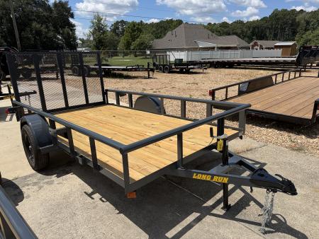New 2026 Long Run Trailers 76 x12' Pipetop Utility Trailer