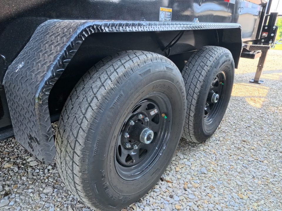 New 2027 H&H Trailers 83 x 14 Gooseneck Dump Trailer w/ Telescopic I-Beam Lift, 14K GVWR, Dock Legs and Tarp Kit