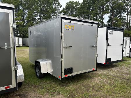 New 2027 Covered Wagon 6X12 Cargo / Enclosed Trailer, , D-rings & Bar-lock