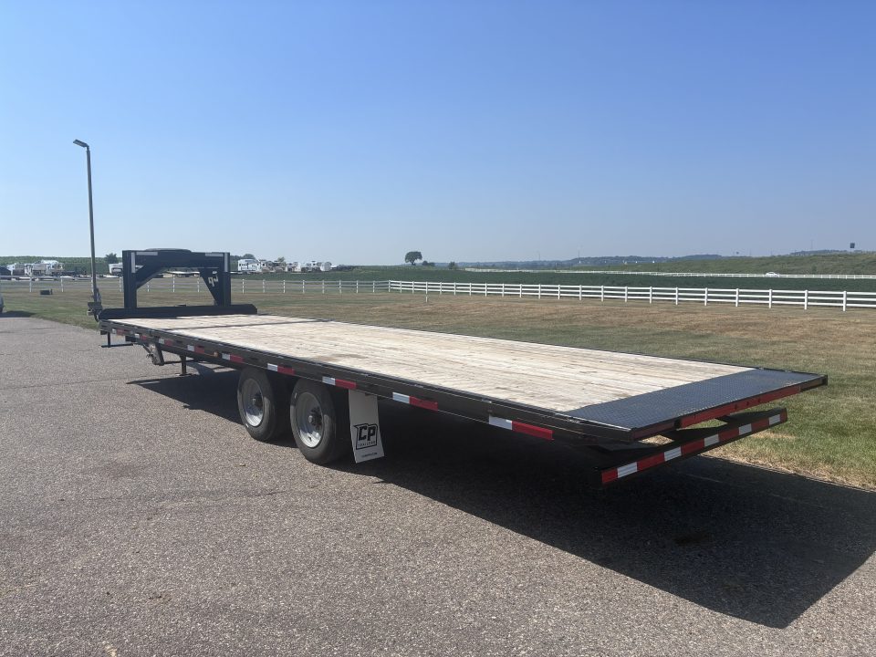 Used 2021 CornPro 8' x 21' Tilt Flatbed Trailer