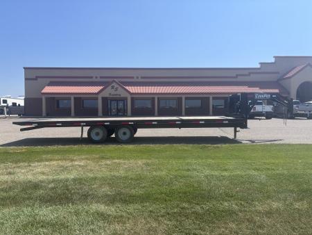Used 2021 CornPro 8' x 21' Tilt Flatbed Trailer