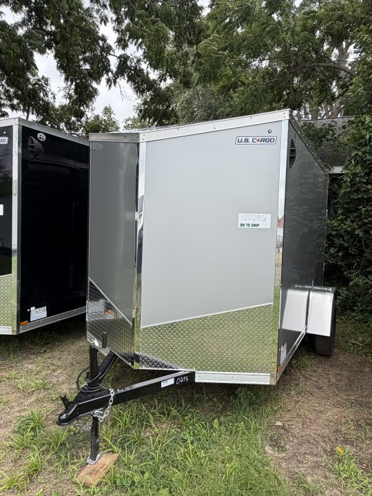 New 2027 US Cargo 6 x 10 Enclosed Trailer Ramp Door with 6FT INTERIOR - Screwless Exterior w/Upgraded Options