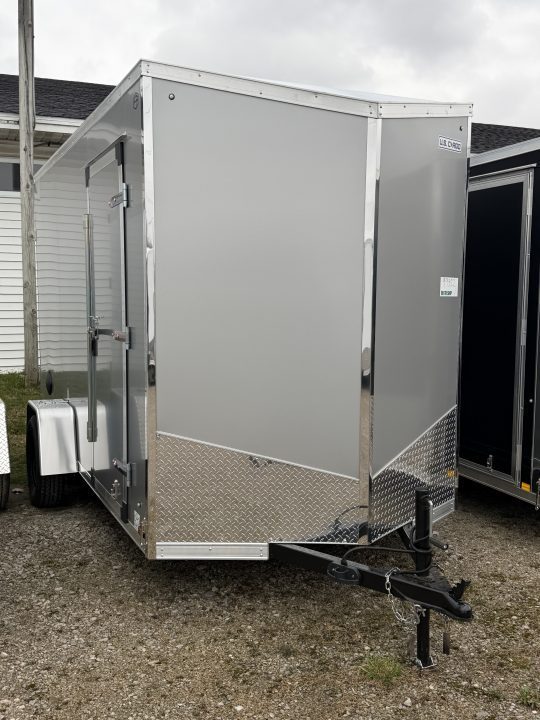 New 2026 US Cargo 6 x 12 Enclosed Trailer Ramp Door with 7FT INTERIOR - Screwless Exterior w/Upgraded Option