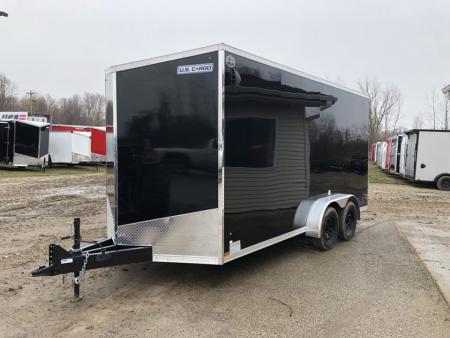 New 2027 US Cargo 7X14 W/ 7' Interior and Ploy Sides Cargo / Enclosed Trailer