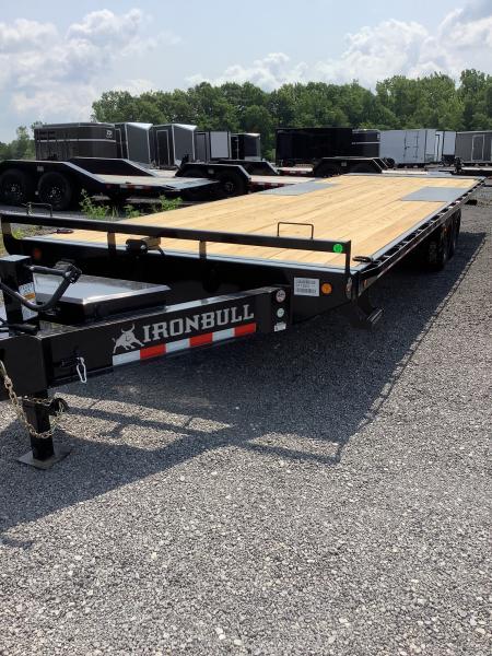 New 2027 Iron Bull 102x28 16000 GVWR Deckover Tilt Trailer Tilt Trailer