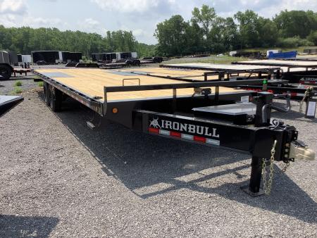 New 2027 Iron Bull 102x28 16000 GVWR Deckover Tilt Trailer Tilt Trailer