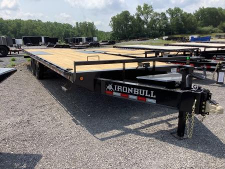New 2027 Iron Bull 102x28 16000 GVWR Deckover Tilt Trailer Tilt Trailer