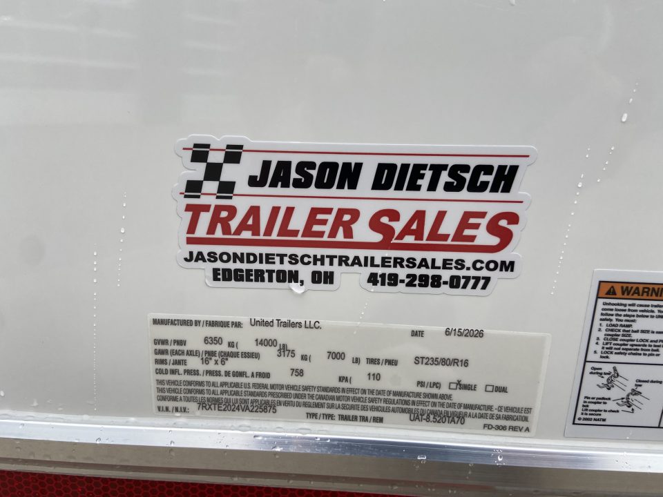 United Trailers UAT-8.5X20 photo 9