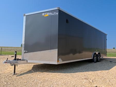 Used 2025 Stealth Trailers 8.5 x 24 x 7 COBRA Cargo / Enclosed Trailer w/2 5200lb. Axles, LOW Mileage and Use