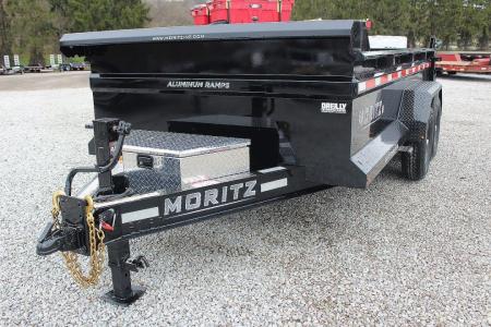 New 2027 Moritz 6' 10  x 14' Heavy Commercial DLH Series Dump Trailer - 14000# GVW