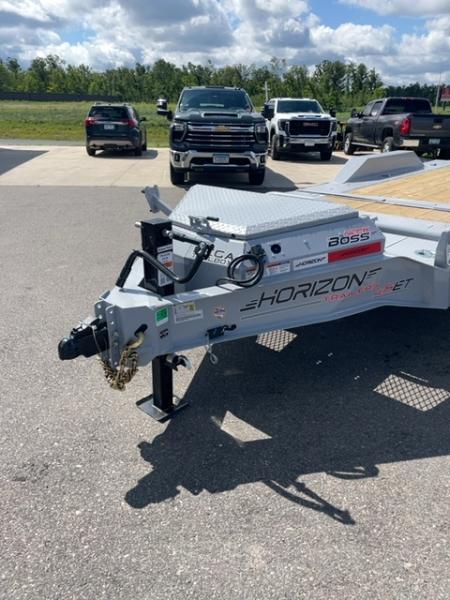 New 2027 Horizon Trailers HET 22x102 Equipment Trailer, Gravity Tilt, Drive Over Fenders
