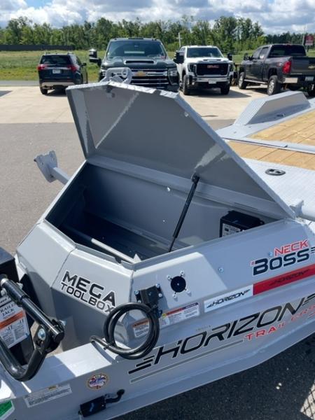 New 2027 Horizon Trailers HET 22x102 Equipment Trailer, Gravity Tilt, Drive Over Fenders