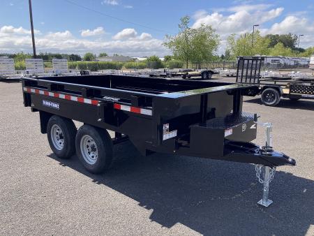 New 2026 Sure-Trac 6x12 Deckover Dump Trailer 10K GVWR
