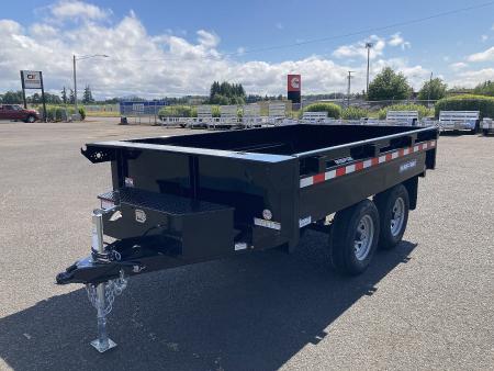 New 2026 Sure-Trac 6x12 Deckover Dump Trailer 10K GVWR