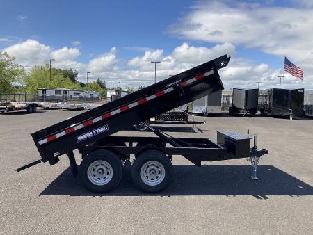 New 2026 Sure-Trac 6x12 Deckover Dump Trailer 10K GVWR