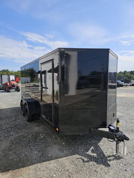 New 2027 NationCraft Trailers 7x16 Trailer w/ Black Out Package Cargo / Enclosed Trailer