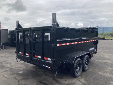 New 2026 Sure-Trac 7x14 Telescopic Dump 4FT Sides 14K GVWR