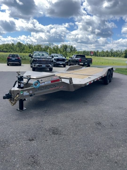 New 2027 Horizon Trailers HET 24x102 Tilt Equipment Trailer 10k Axles