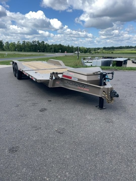 New 2027 Horizon Trailers HET 24x102 Tilt Equipment Trailer 10k Axles