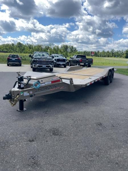 New 2027 Horizon Trailers HET 24x102 Tilt Equipment Trailer 10k Axles
