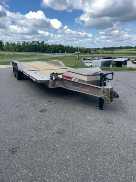 New 2027 Horizon Trailers HET 24x102 Tilt Equipment Trailer 10k Axles