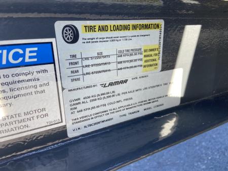 New Lamar Trailers Car Hauler 83"X20'