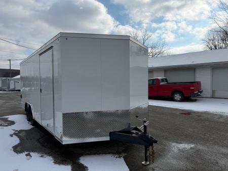New 2026 8.5 x 20 Enclosed Car Hauler with Ramp 7K GVW - SCREWLESS