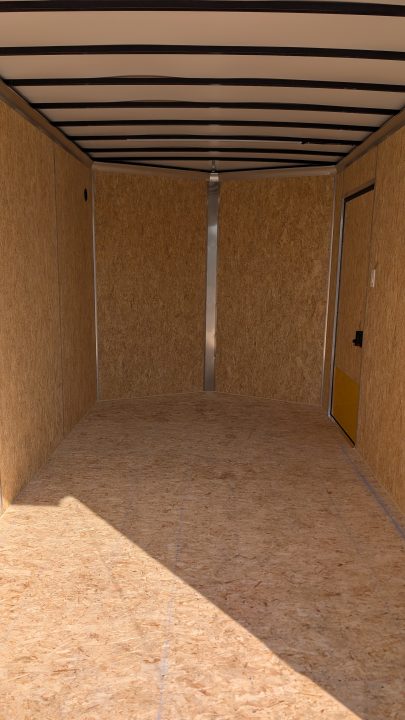 New HERE WE GO!!! 2027 BELMONT 7x14 Tandem V-Nose Cargo Trailer w/ Ramp (84" INSIDE HEIGHT!!!)