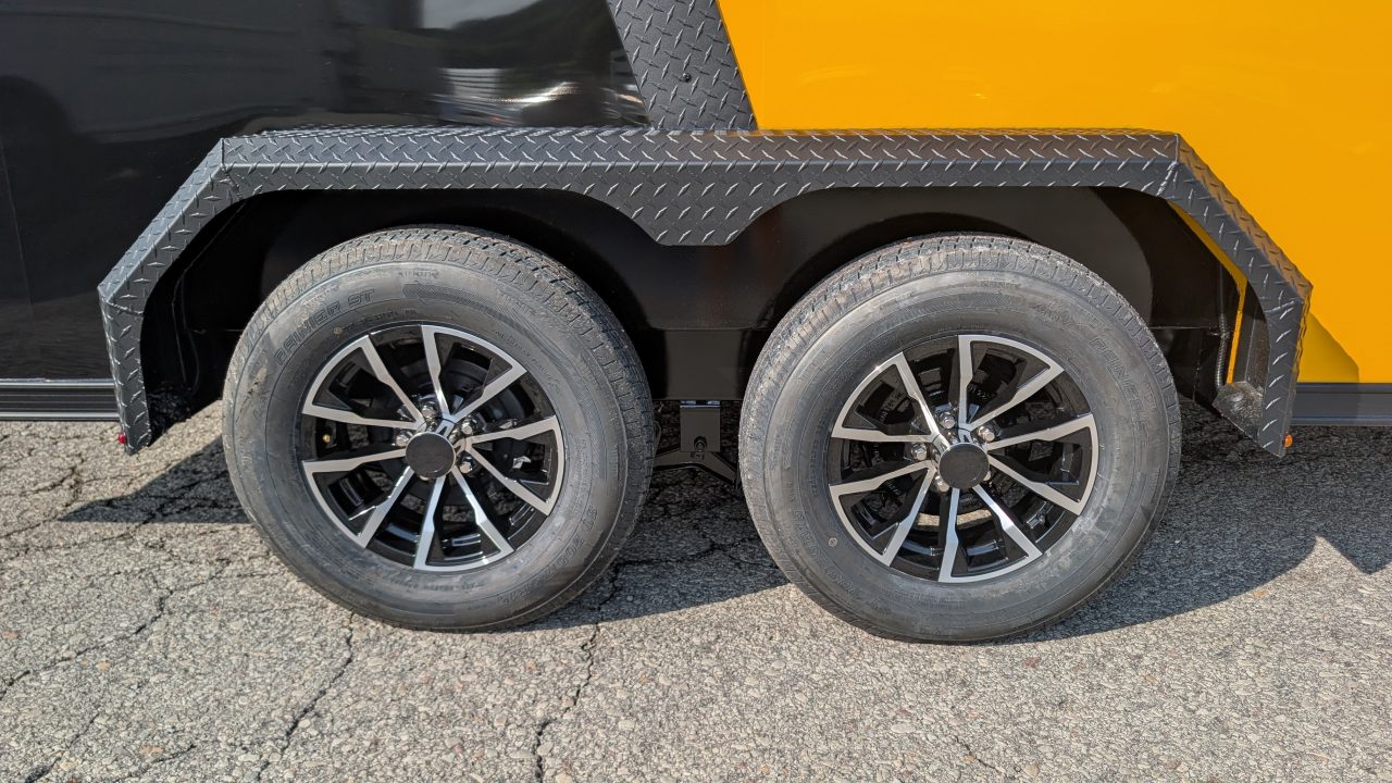 New HERE WE GO!!! 2027 BELMONT 7x14 Tandem V-Nose Cargo Trailer w/ Ramp (84" INSIDE HEIGHT!!!)