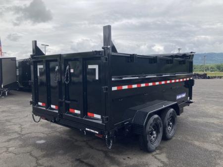 New 2026 Sure-Trac 7x14 Telescopic Dump 4FT Sides 14K GVWR