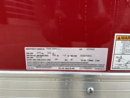 New United UJ-7X14 Enclosed Trailer