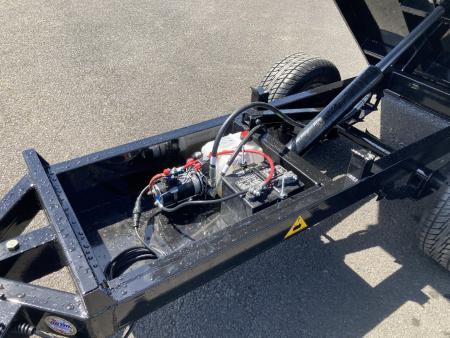 New 2026 Sure-Trac 4.5x8 Utility Deckover Dump Trailer 3K GVWR