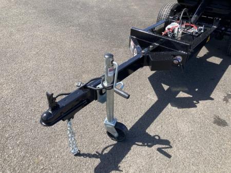 New 2026 Sure-Trac 4.5x8 Utility Deckover Dump Trailer 3K GVWR