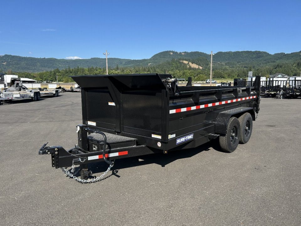 New 2026 Sure-Trac 7x14 Low Pro Scissor Dump 14K GVWR