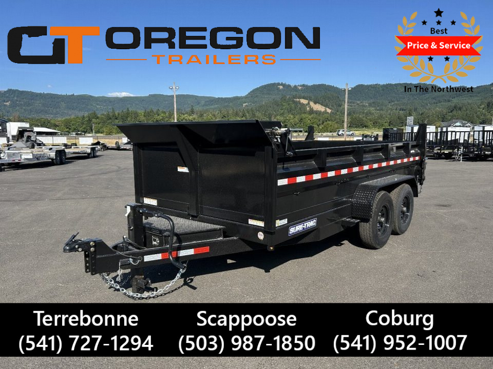New 2026 Sure-Trac 7x14 Low Pro Scissor Dump 14K GVWR