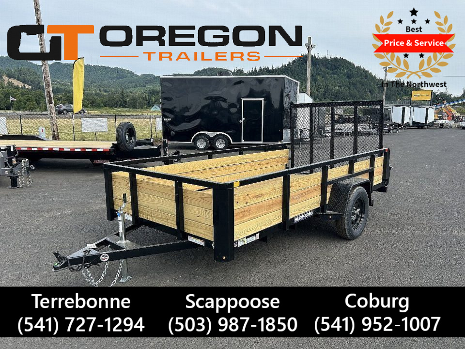 New 2026 Sure-Trac 6x12 Tube Top 3 Board Utility 3K GVWR