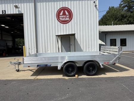 New 2027 Aluma 78x14 Utility, 12  Solid Sides 7814TA ESA