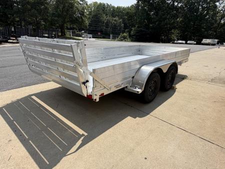New 2027 Aluma 78x14 Utility, 12" Solid Sides 7814TA ESA