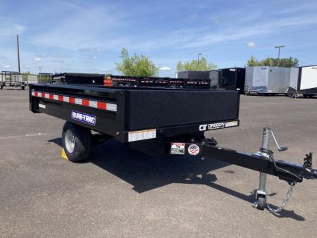 New 2026 Sure-Trac 4.5x8 Utility Deckover Dump Trailer 3K GVWR