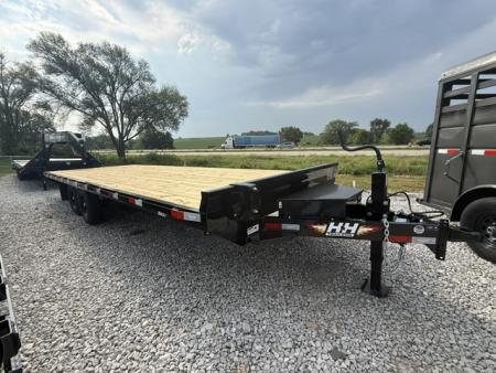 New 2026 H&H 102 x24' 14k Standard Duty Bumper Pull Deckover Trailer