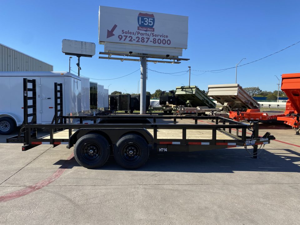 New 2026 Top Hat HT14-16X83-14E-R Utility Trailer