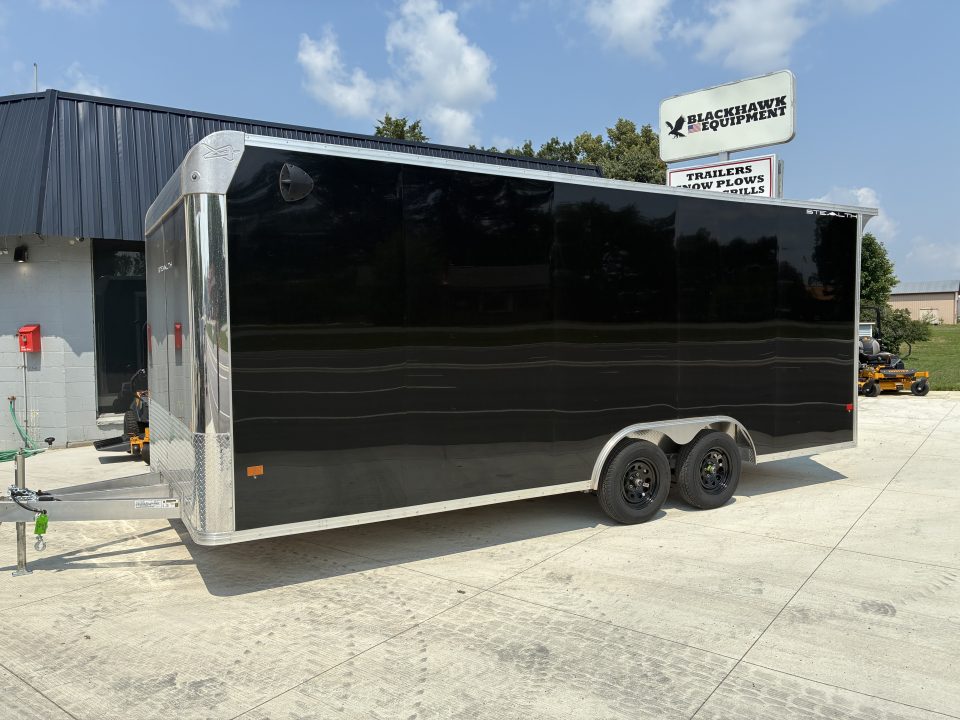 New 2027 Alcom Stealth 8.5x20 Enclosed Cargo Car Hauler Trailer