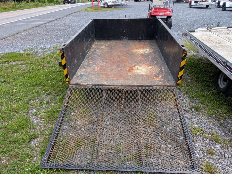 Used 2001 International 5X10 2 FOOT STEEL SIDES AND FLOOR Landscape Trailer NICE LOCAL TRADE