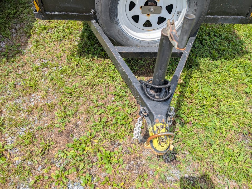 Used 2001 International 5X10 2 FOOT STEEL SIDES AND FLOOR Landscape Trailer NICE LOCAL TRADE