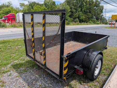 Used 2001 International 5X10 2 FOOT STEEL SIDES AND FLOOR Landscape Trailer NICE LOCAL TRADE