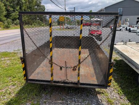 Used 2001 International 5X10 2 FOOT STEEL SIDES AND FLOOR Landscape Trailer NICE LOCAL TRADE