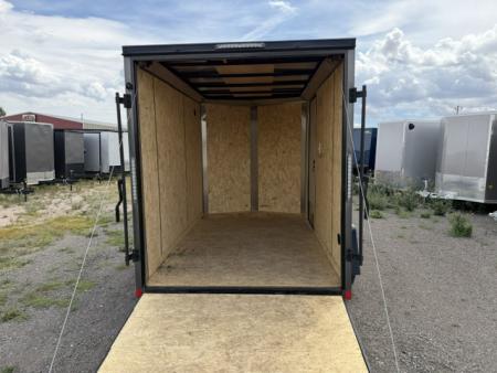 Used 2025 Look Trailers 6x10- black out package- 6in taller Cargo / Enclosed Trailer